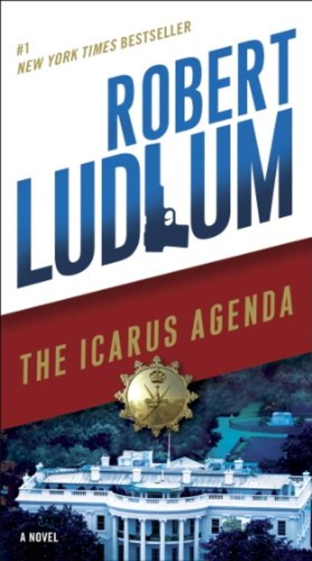 Book cover for "The Icarus Agenda" by Robert Ludlum