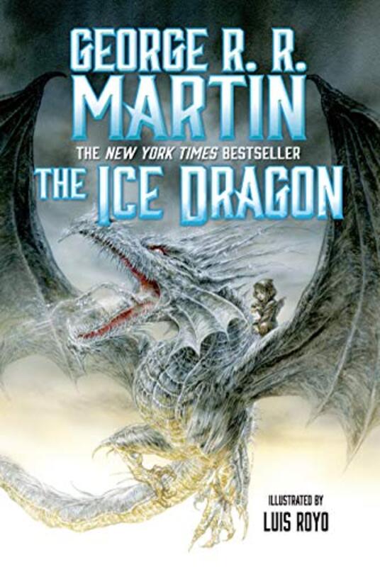 Book cover for "The Ice Dragon" by George R. R. Martin