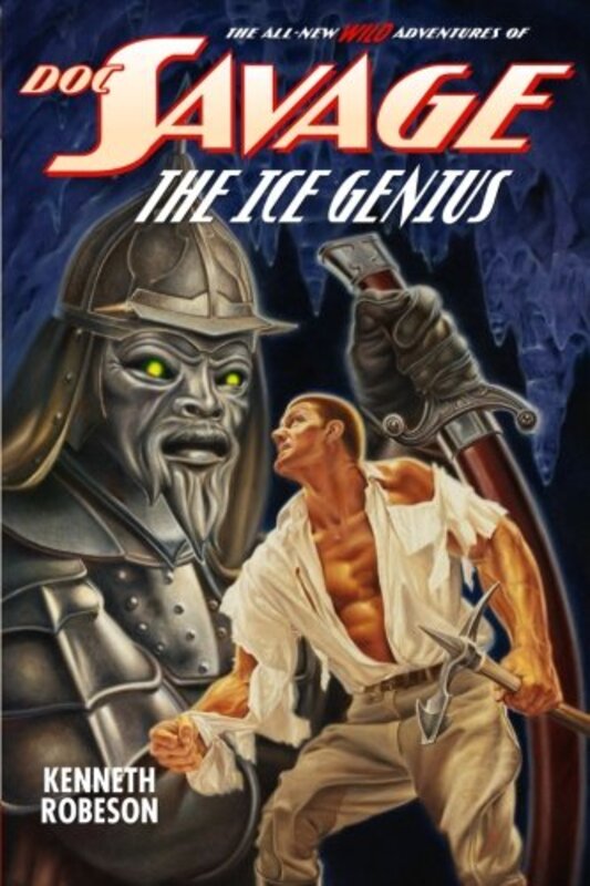 Book cover for "The Ice Genius" by Kenneth Robeson