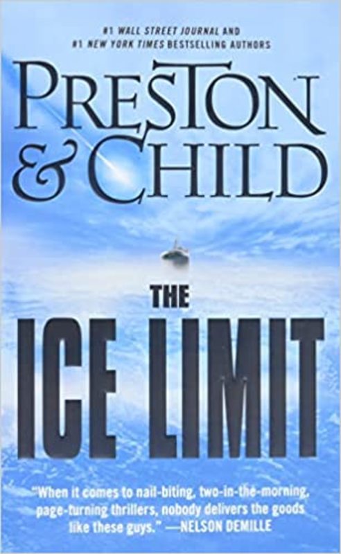 Book cover for "The Ice Limit" by Lincoln Child