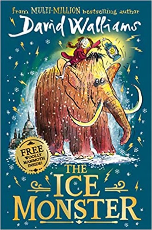Book cover for "The Ice Monster" by David Walliams