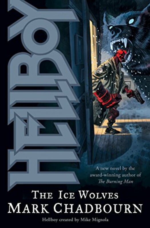 Book cover for "The Ice Wolves" by Mark Chadbourn