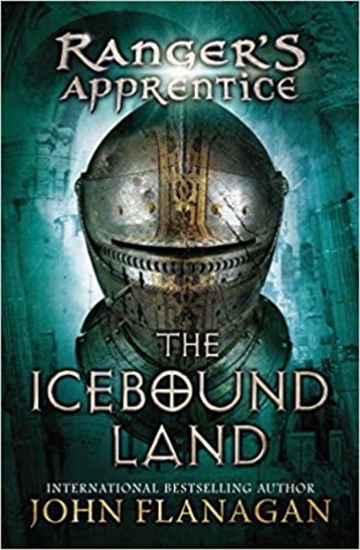 Book cover for "The Icebound Land" by John Flanagan