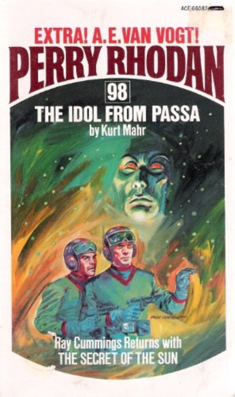 Book cover for "The Idol from Passa" by Kurt Brand