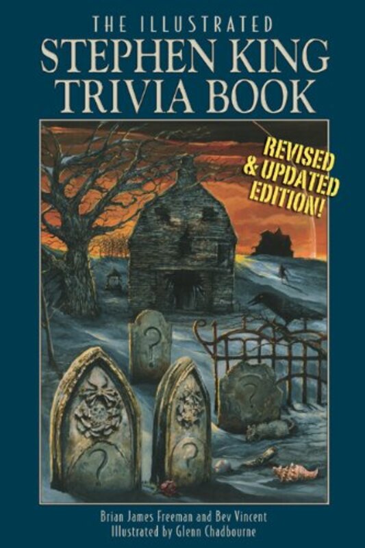 Book cover for "The Illustrated Stephen King Trivia Book" by Brian James Freeman