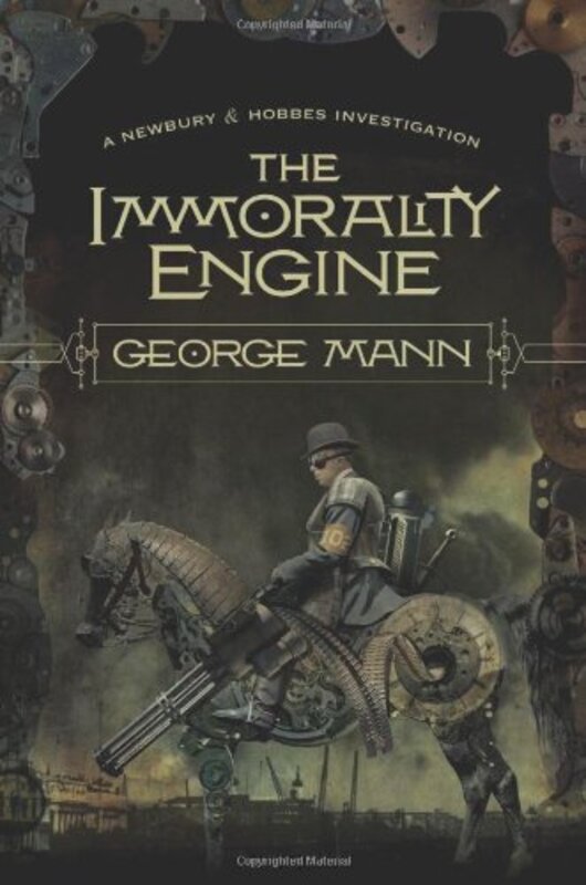 Book cover for "The Immorality Engine" by George Mann