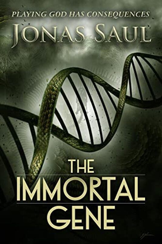 Book cover for "The Immortal Gene" by Jonas Saul