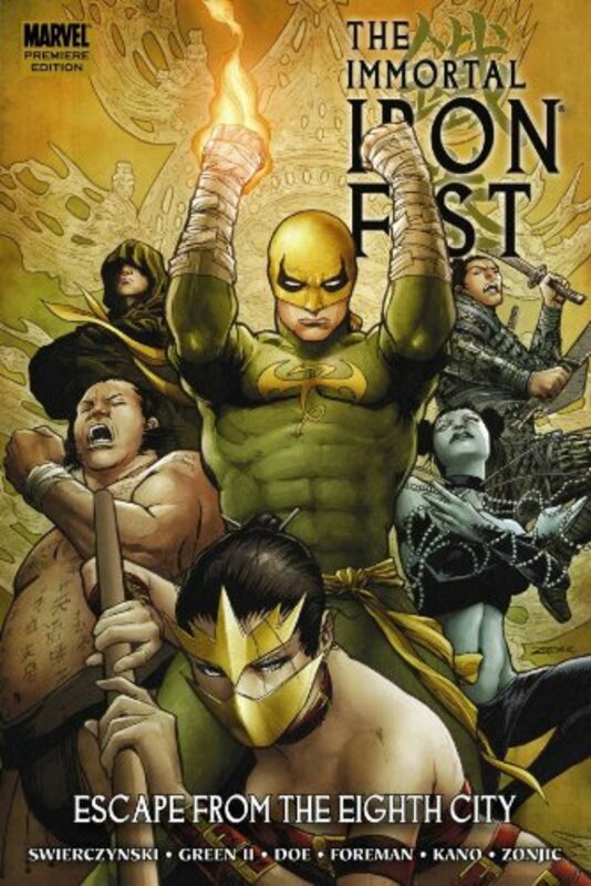 Book cover for "The Immortal Iron Fist, Volume 5" by Duane Swierczynski