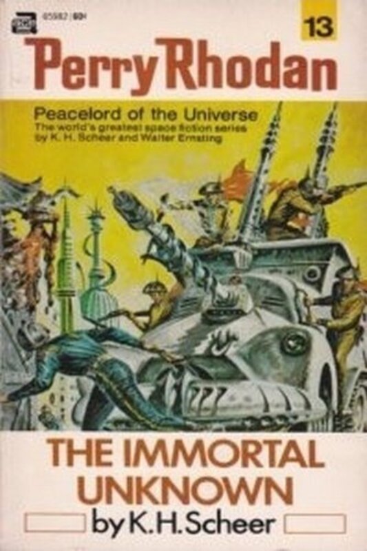 Book cover for "The Immortal Unknown" by Kurt Brand