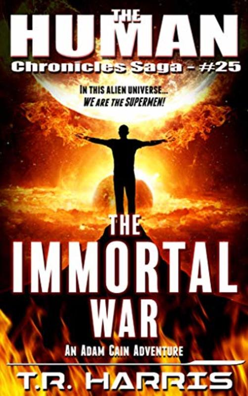 Book cover for "The Immortal War" by TR Harris