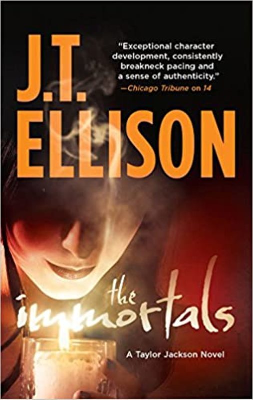 Book cover for "The Immortals" by J.T. Ellison