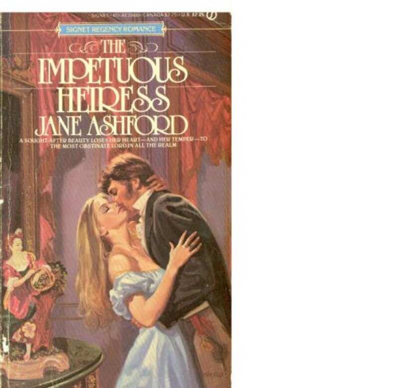 Book cover for "The Impetuous Heiress" by Jane Ashford