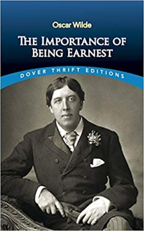 Book cover for "The Importance of Being Earnest" by Oscar Wilde