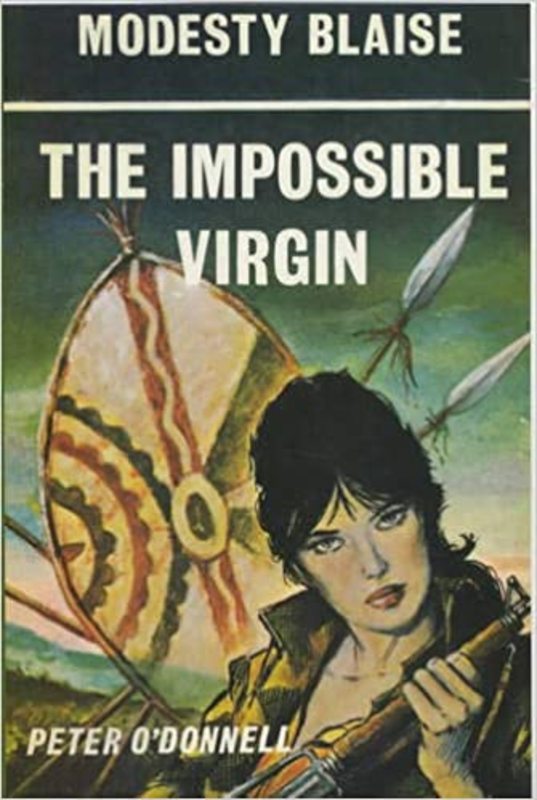 Book cover for "The Impossible Virgin" by Peter O'Donnell