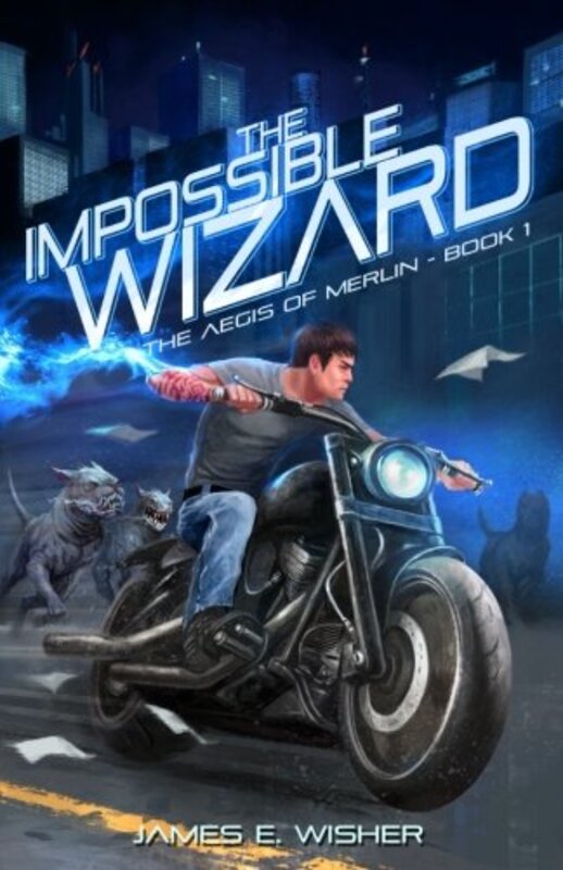 Book cover for "The Impossible Wizard" by James E Wisher