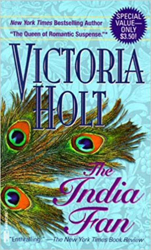 Book cover for "The India Fan" by Victoria Holt