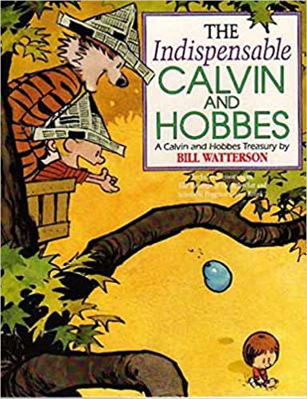 Book cover for "The Indispensable Calvin and Hobbes" by Bill Watterson