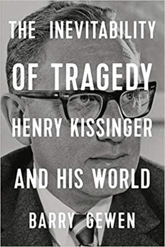 Book cover for "The Inevitability of Tragedy" by Barry Gewen