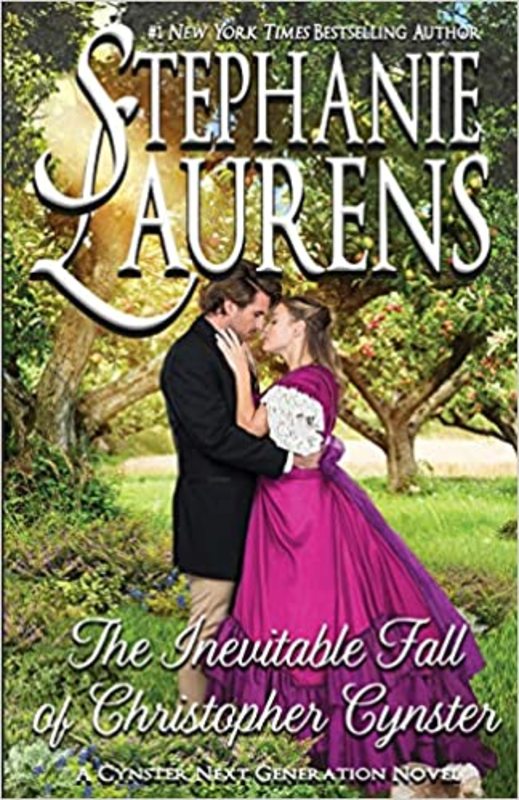 Book cover for "The Inevitable Fall of Christopher Cynster" by Stephanie Laurens