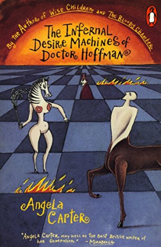 Book cover for "The Infernal Desire Machines of Doctor Hoffman" by Angela Carter