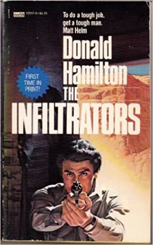 Book cover for "The Infiltrators" by Donald Hamilton