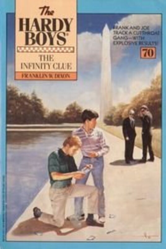 Book cover for "The Infinity Clue" by Franklin W Dixon
