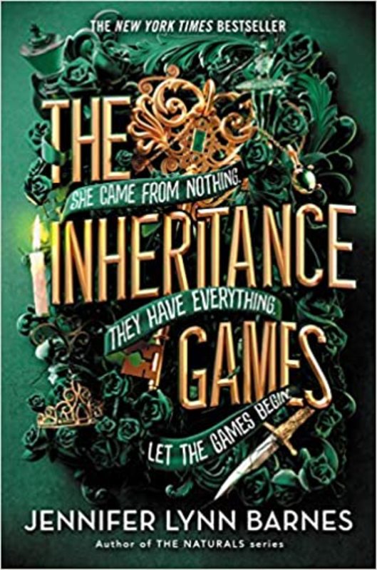 Book cover for "The Inheritance Games" by Jennifer Lynn Barnes