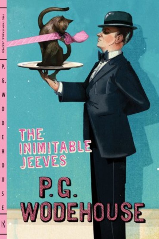 Book cover for "The Inimitable Jeeves" by PG Wodehouse