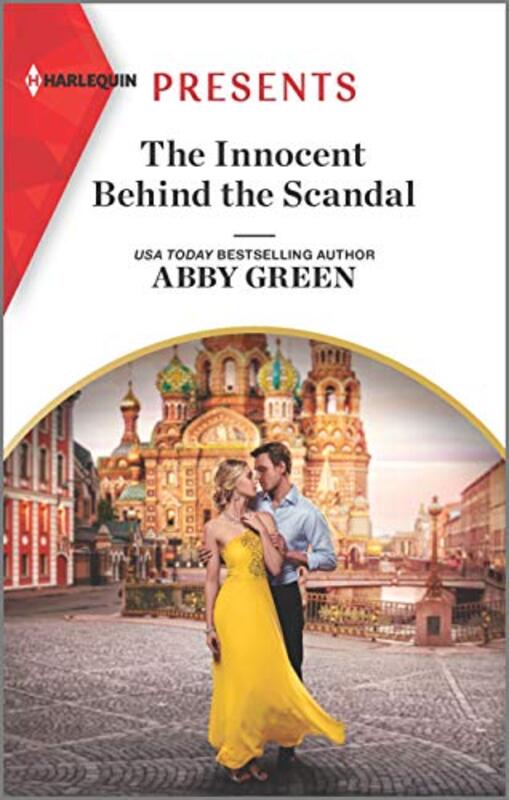 Book cover for "The Innocent Behind the Scandal" by Abby Green