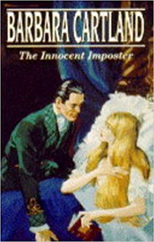 Book cover for "The Innocent Imposter" by Barbara Cartland