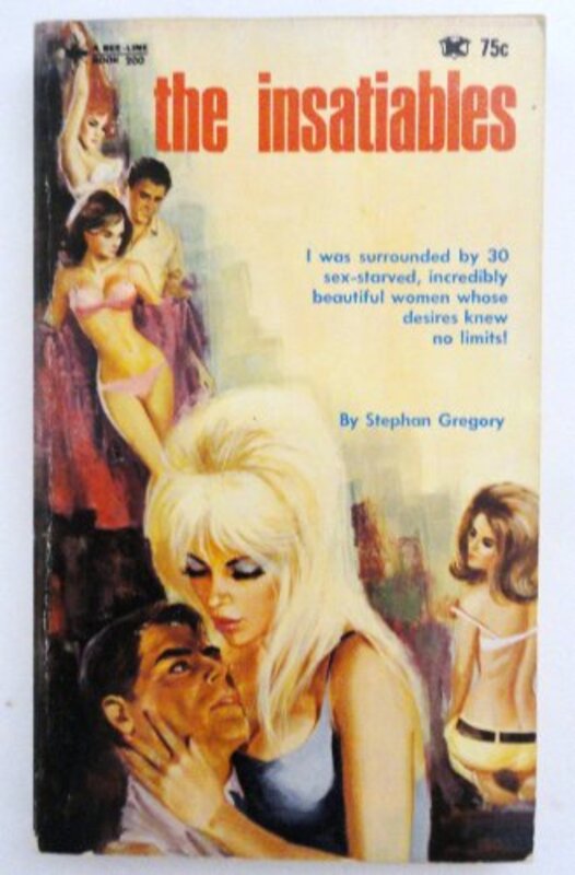 Book cover for "The Insatiables" by Don Pendleton