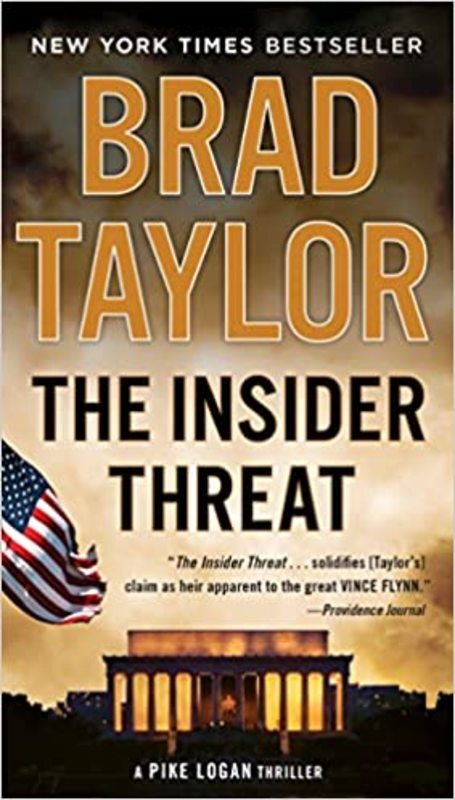 Book cover for "The Insider Threat" by Brad Taylor