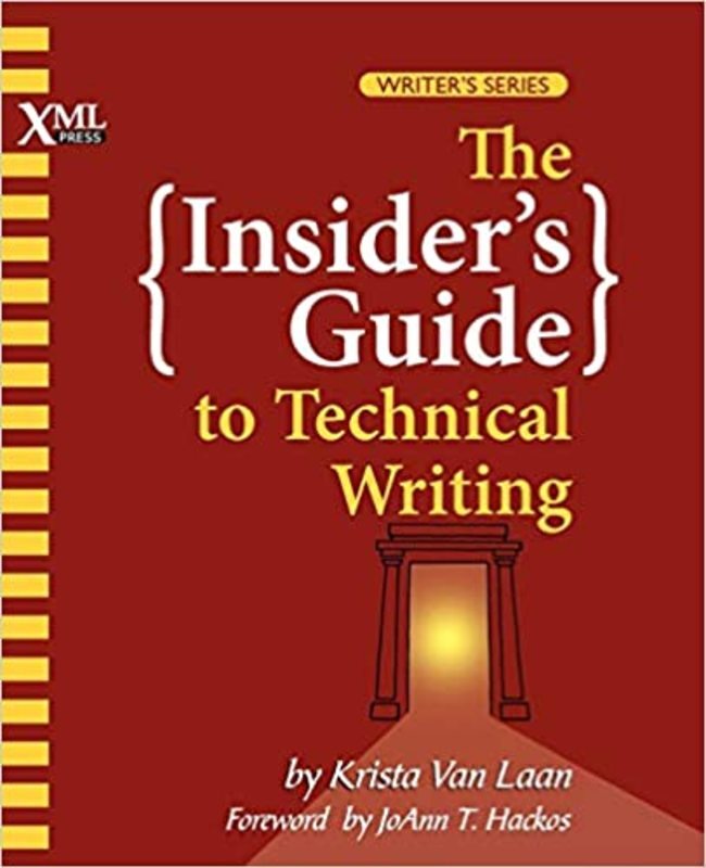 Book cover for "The Insider's Guide to Technical Writing" by Krista Van Laan