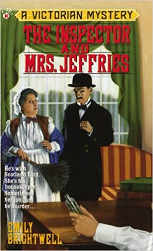 Book cover for "The Inspector and Mrs. Jeffries" by Emily Brightwell