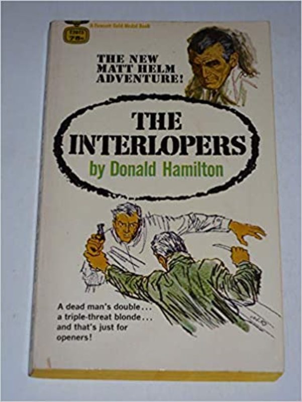 Book cover for "The Interlopers" by Donald Hamilton