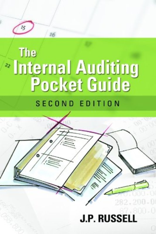 Book cover for "The Internal Auditing Pocket Guide" by J.P. Russell