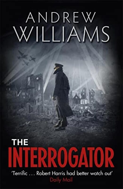 Book cover for "The Interrogator" by Andrew Williams