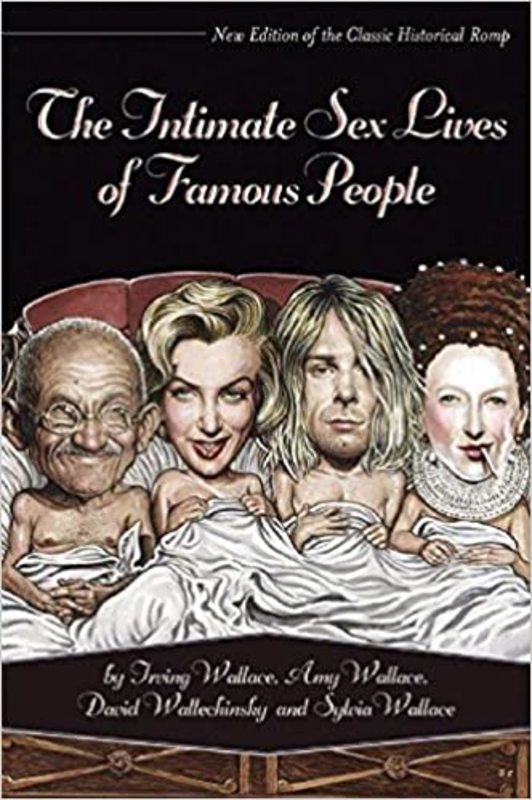Book cover for "The Intimate Sex Lives of Famous People" by Irving Wallace