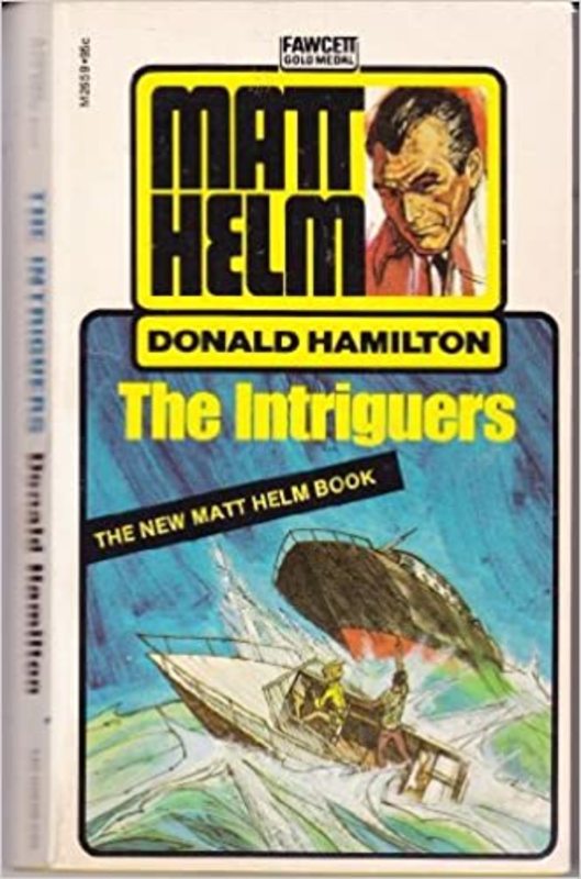 Book cover for "The Intriguers" by Donald Hamilton