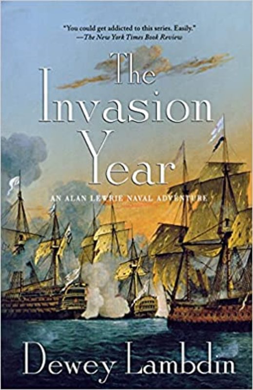 Book cover for "The Invasion Year" by Dewey Lambdin