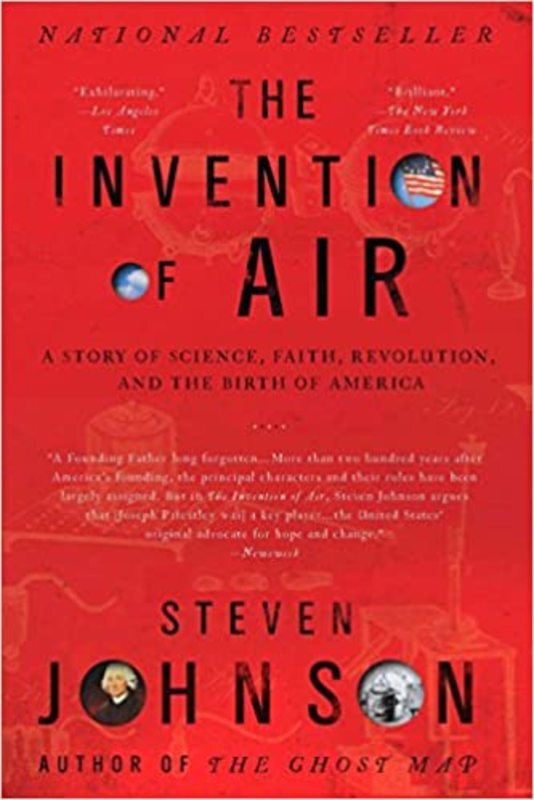 Book cover for "The Invention of Air" by Steven Johnson
