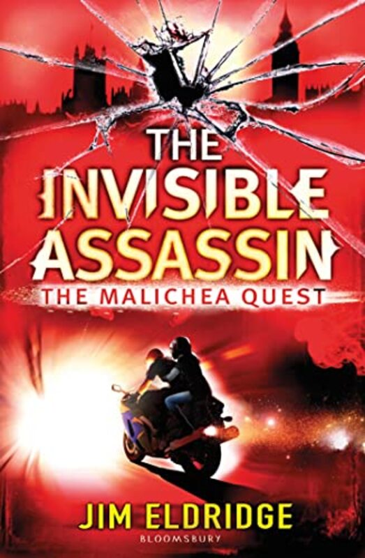 Book cover for "The Invisible Assassin" by Jim Eldridge