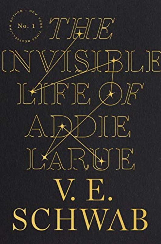 Book cover for "The Invisible Life of Addie LaRue" by V. E. Schwab