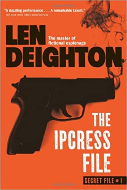 Book cover for "The Ipcress File" by Len Deighton