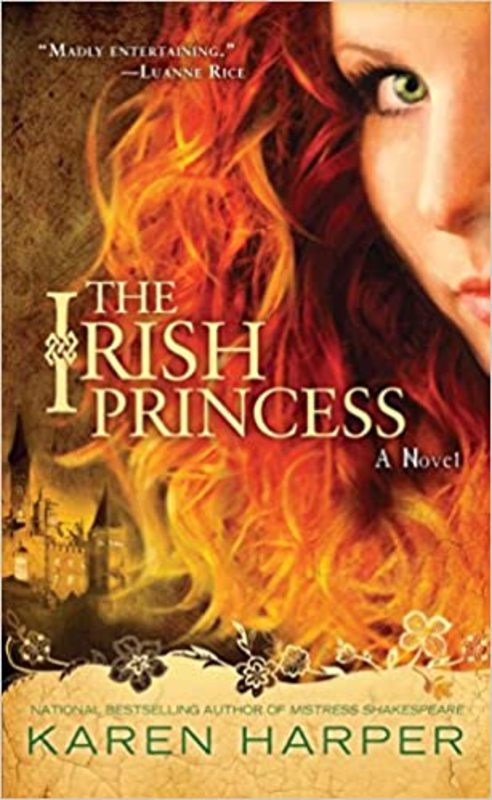Book cover for "The Irish Princess" by Karen Harper