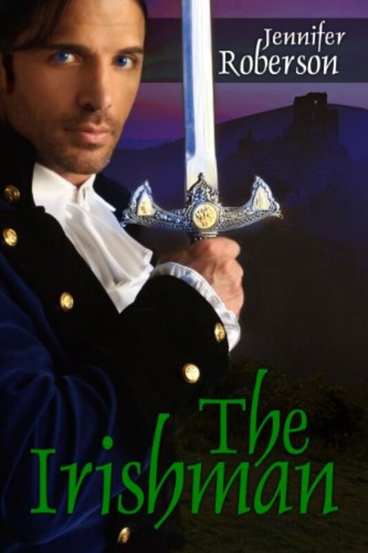 Book cover for "The Irishman" by Jennifer Roberson
