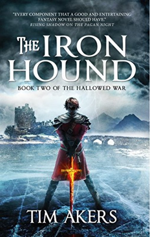 Book cover for "The Iron Hound" by Tim Akers