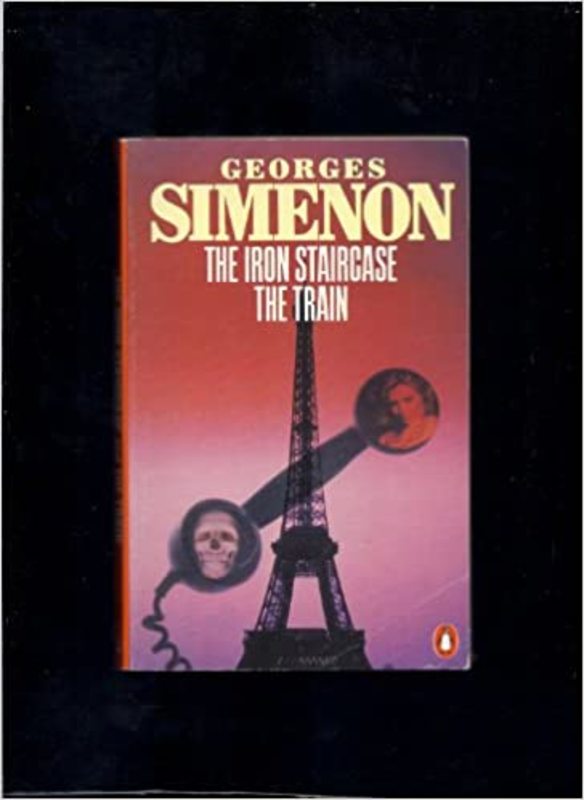 Book cover for "The Iron Staircase" by Georges Simenon
