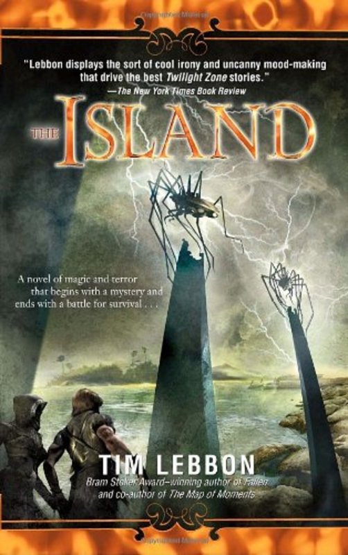 Book cover for "The Island" by Tim Lebbon