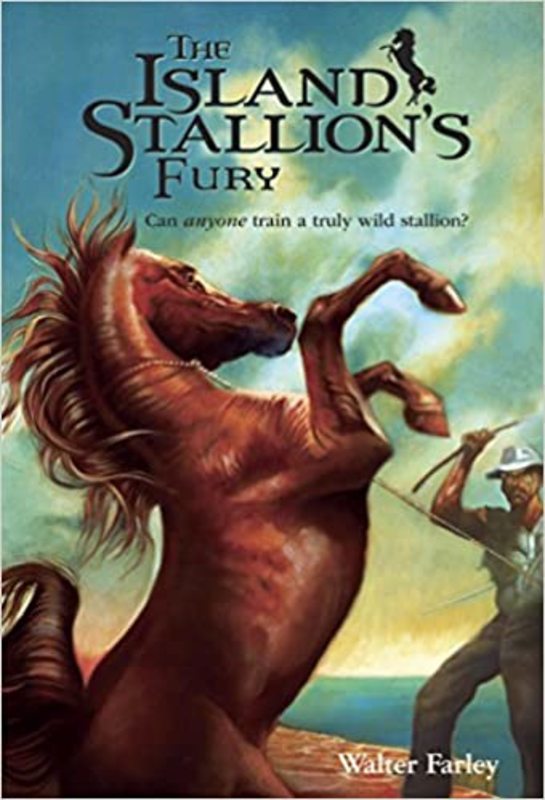 Book cover for "The Island Stallion's Fury" by Walter Farley